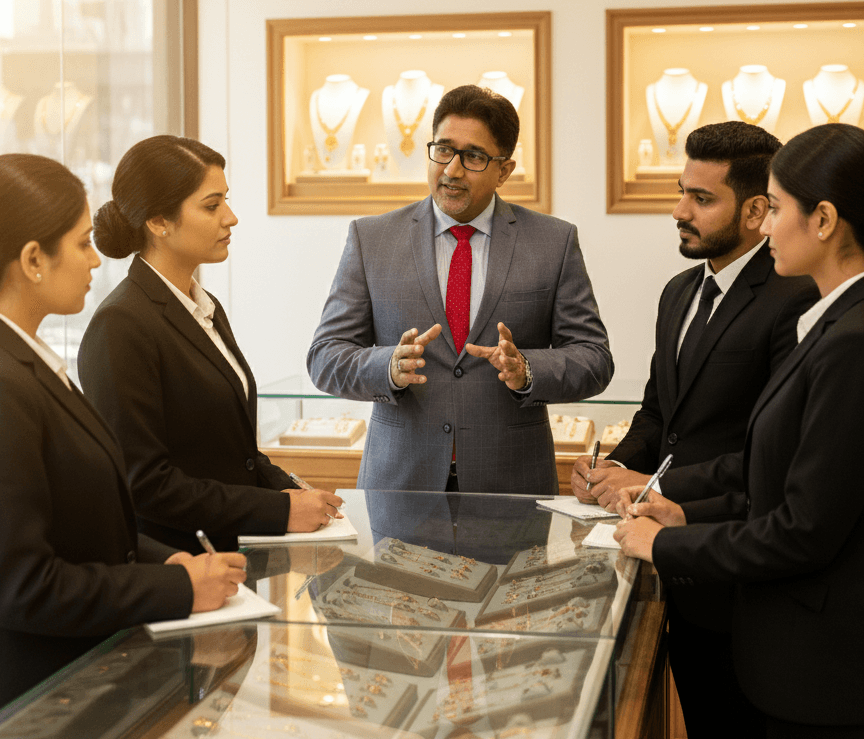 IIG corporate jewellery training session